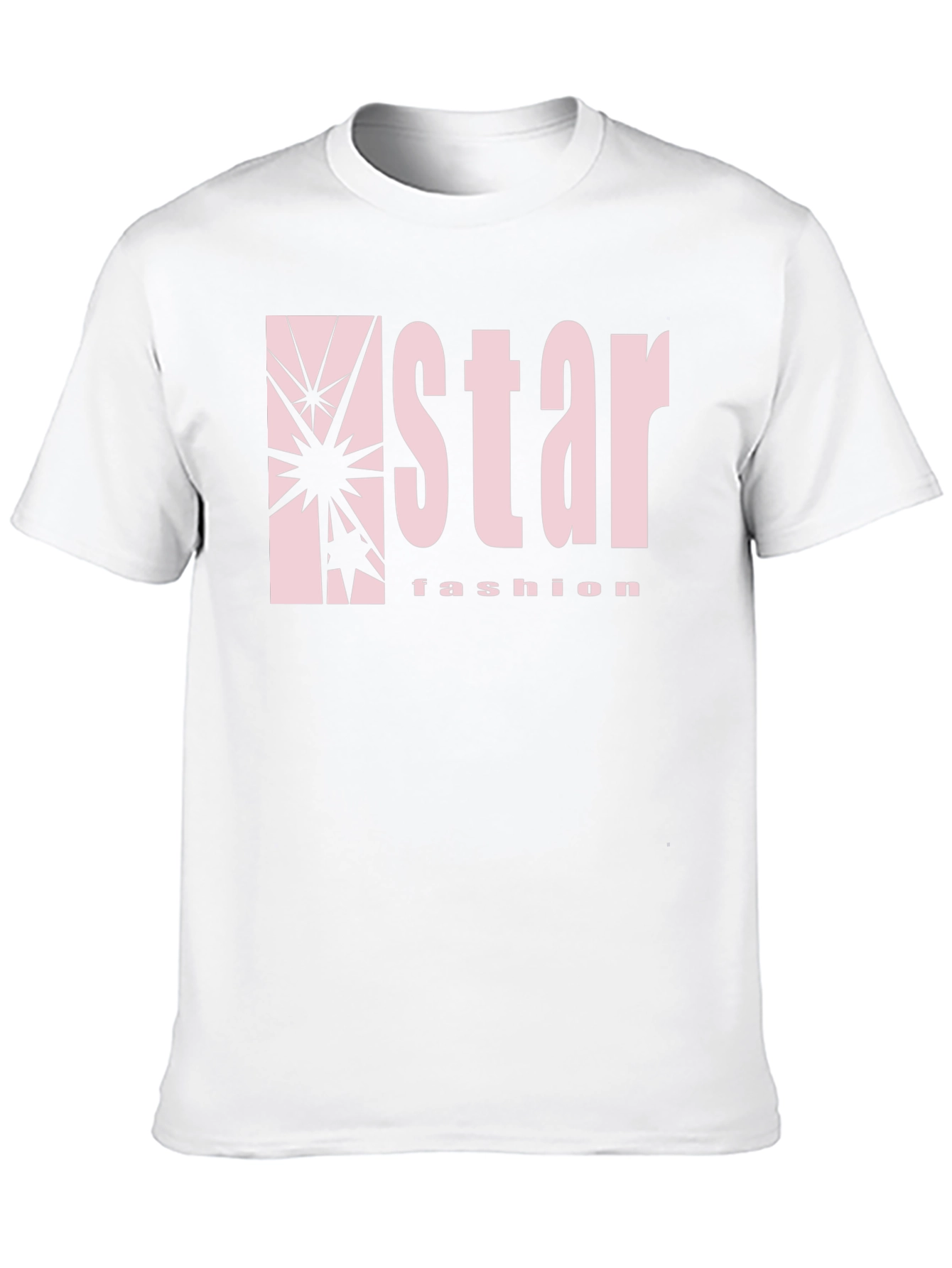 Star Fashion Black Graphic Tee