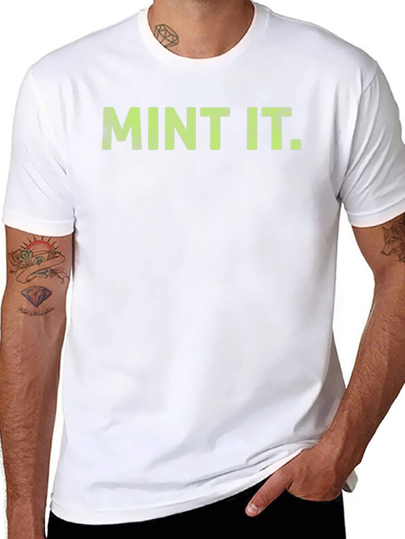 Mint It Graphic Tee - Mens Black T-Shirt