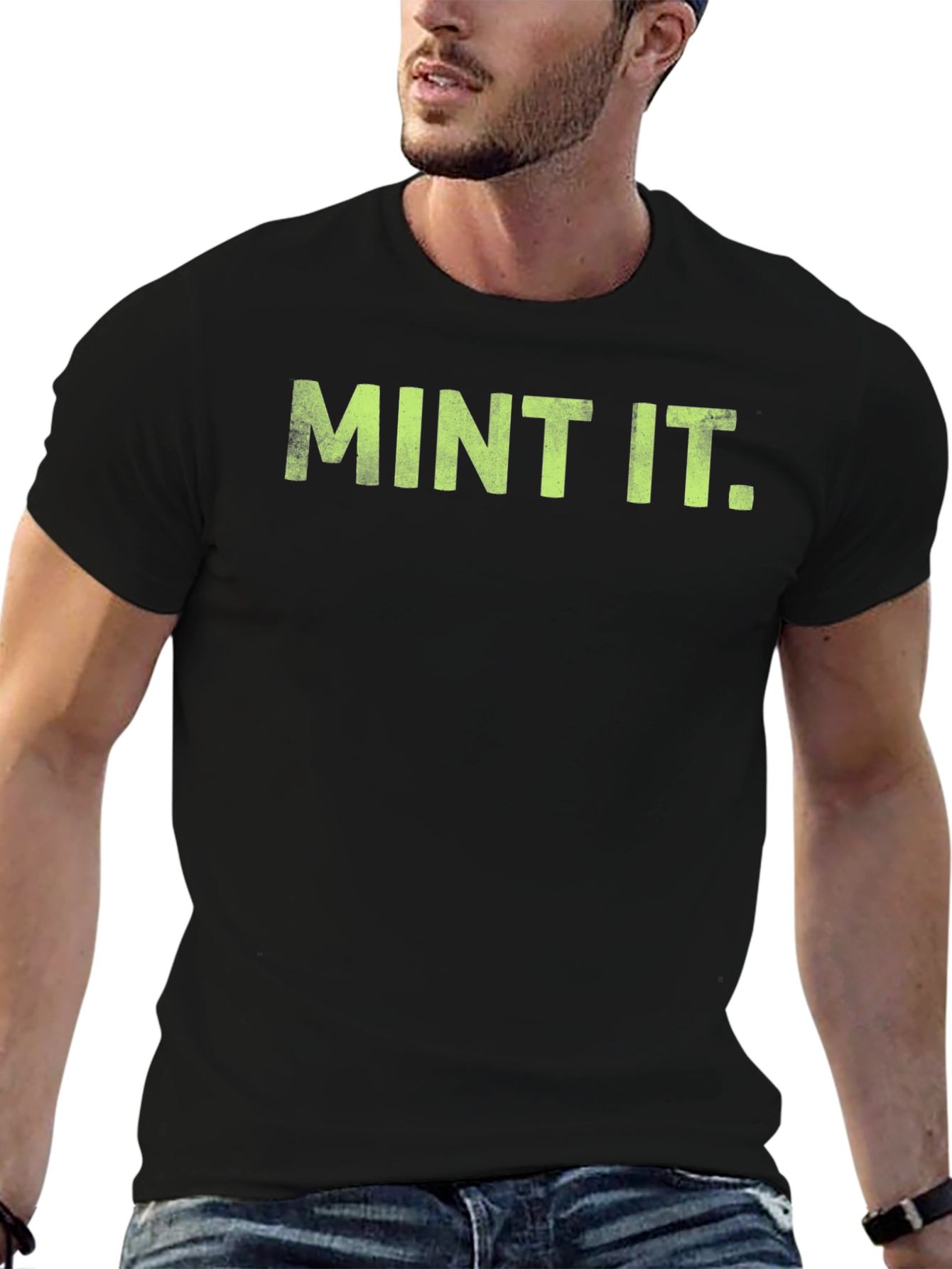 Mint It Graphic Tee - Mens Black T-Shirt