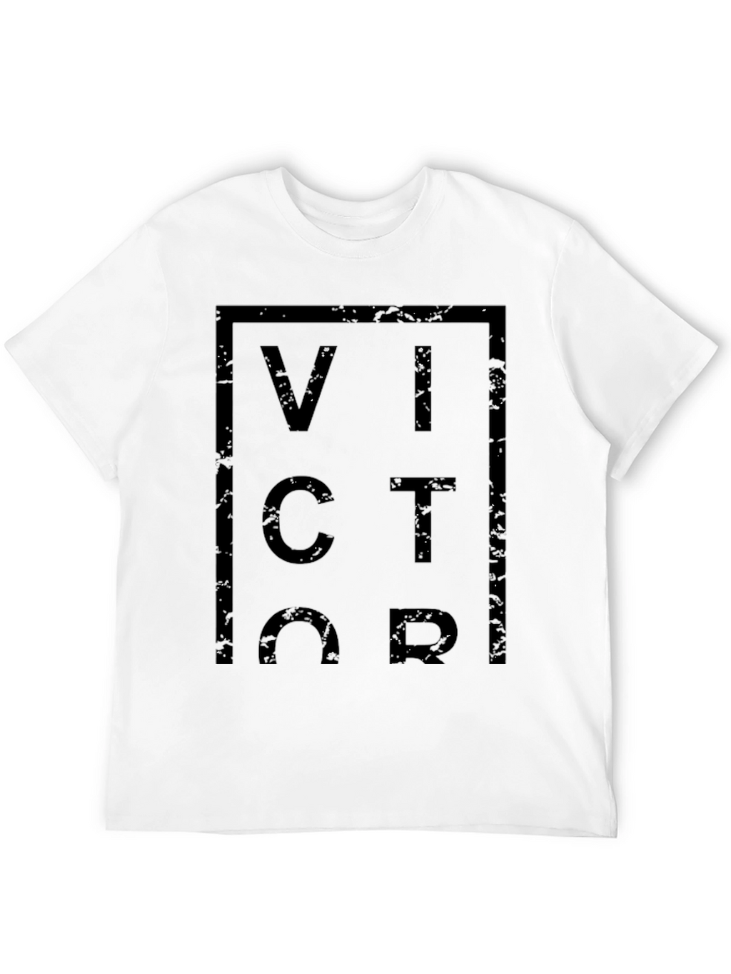 Victor Graphic Tee - Modern Black T-Shirt