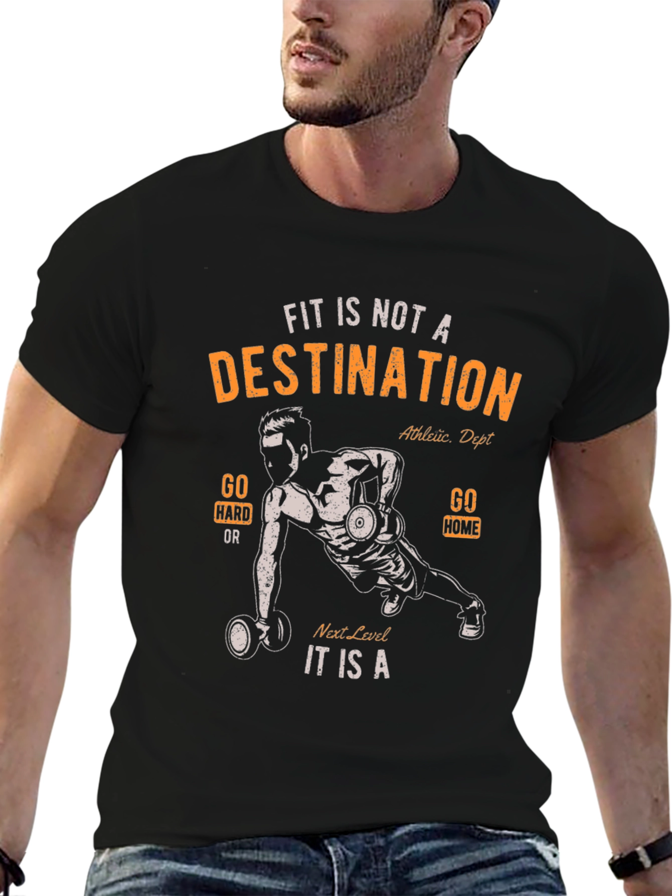 Fit is Not a Destination Graphic T-Shirt