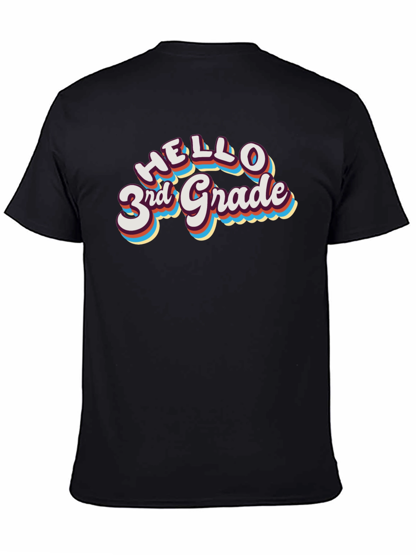 Hello 3rd Grade T-Shirt - Back to School Teacher Student Tee