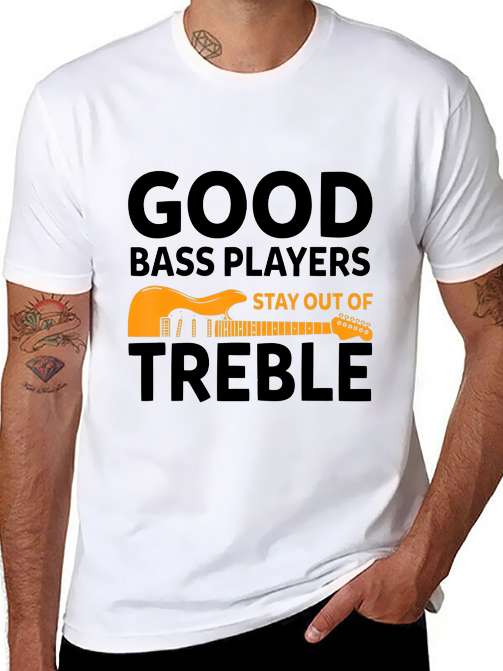 Good Bass Players T-Shirt - Stay Out of Treble