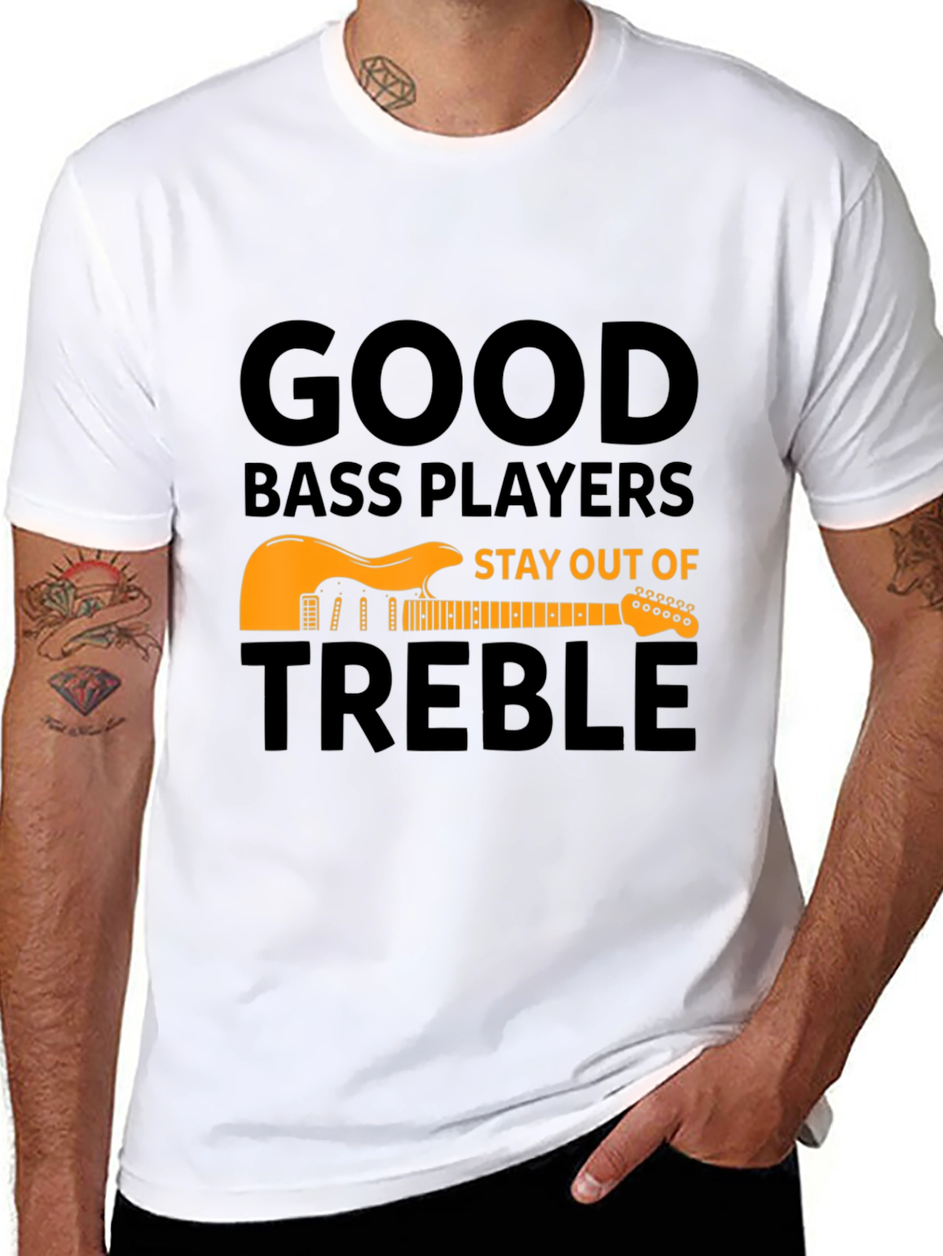 Good Bass Players T-Shirt - Stay Out of Treble
