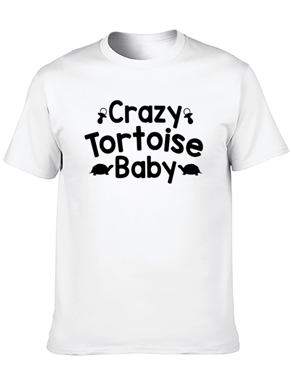 Crazy Tortoise Baby Black T-Shirt