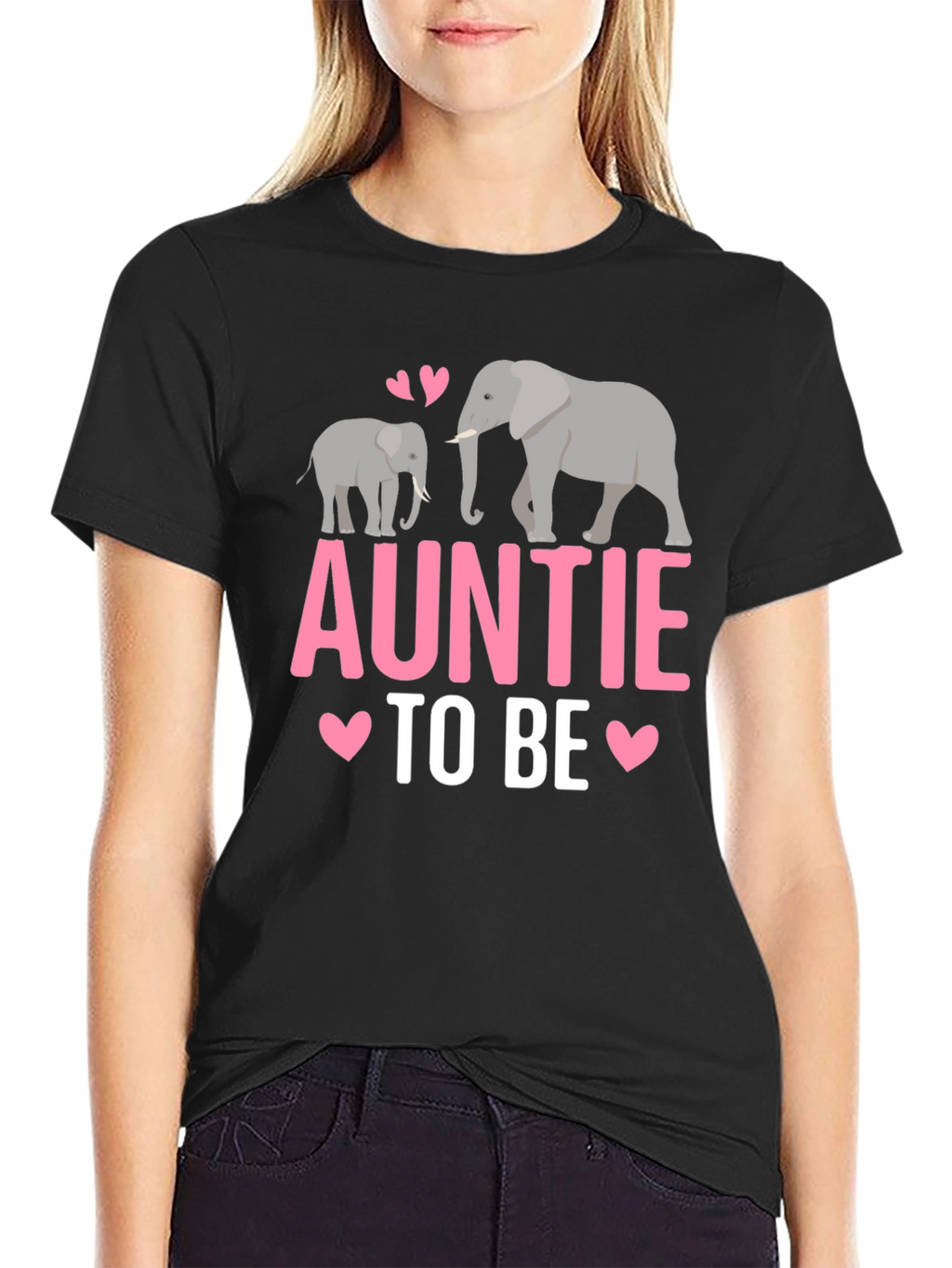 Auntie To Be Elephant T-Shirt