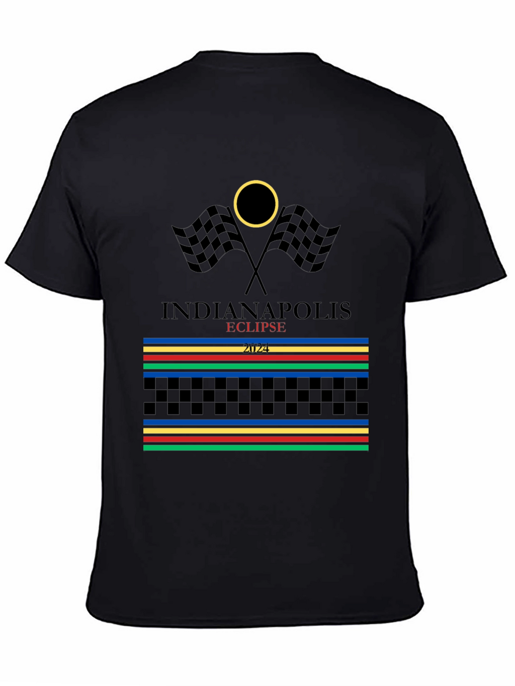 Indianapolis Eclipse 2024 Graphic T-Shirt