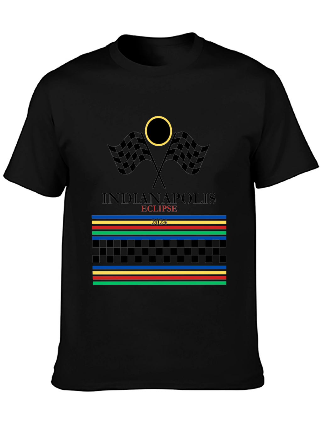 Indianapolis Eclipse 2024 Graphic T-Shirt