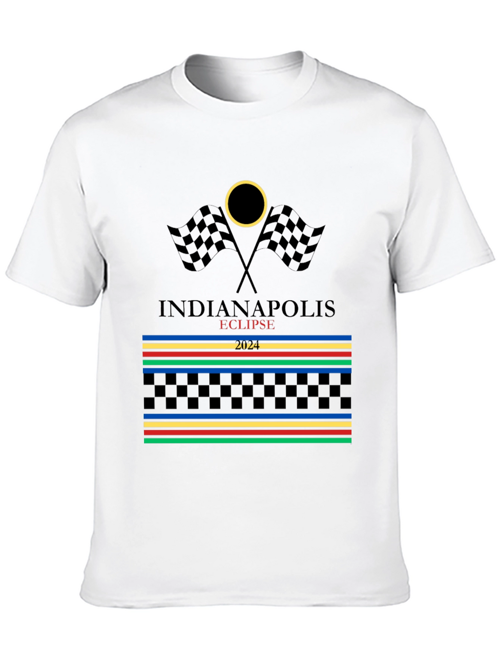 Indianapolis Eclipse 2024 Graphic T-Shirt