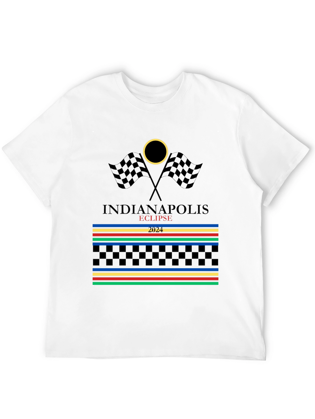 Indianapolis Eclipse 2024 Graphic T-Shirt