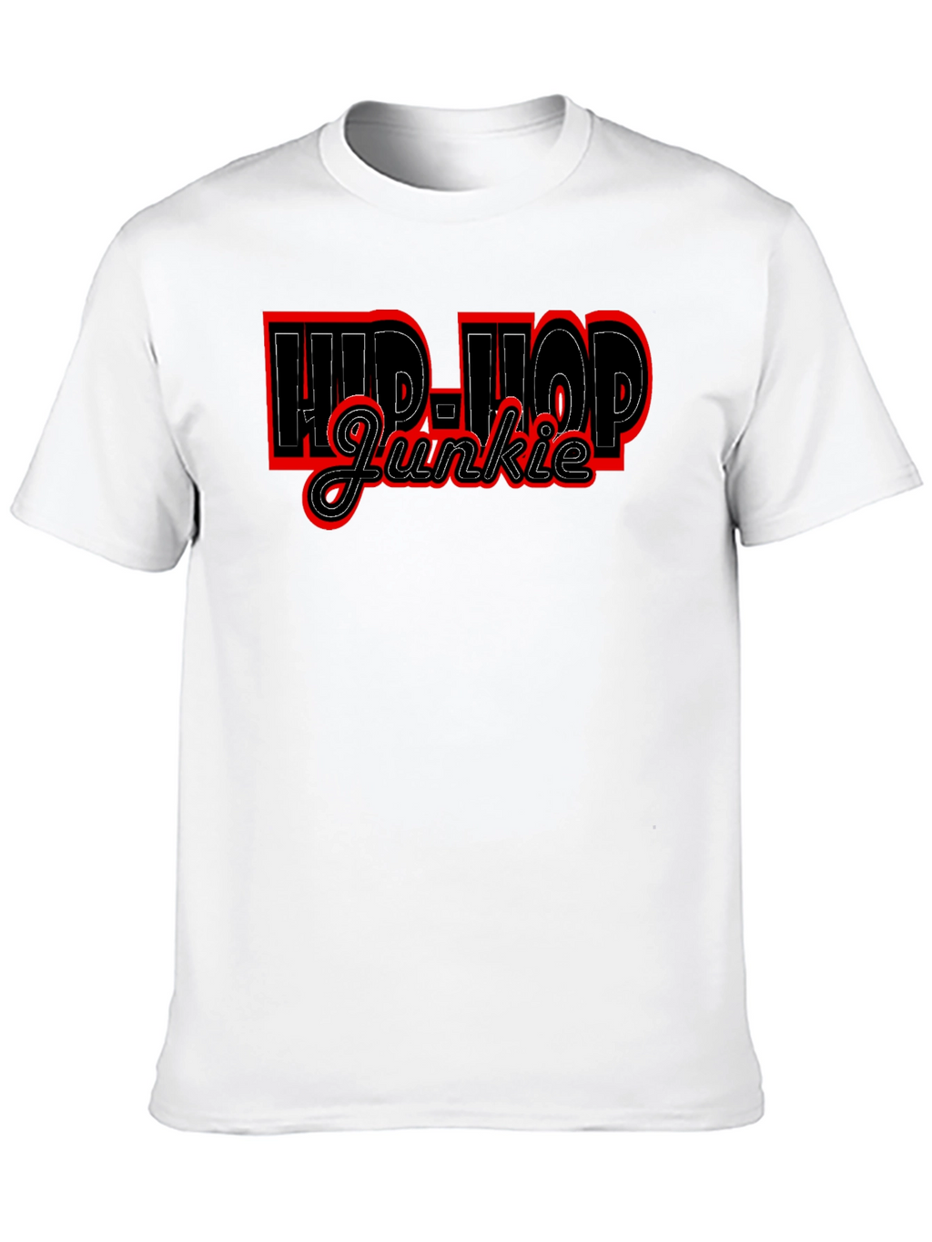 Hip-Hop Junkie Black T-Shirt