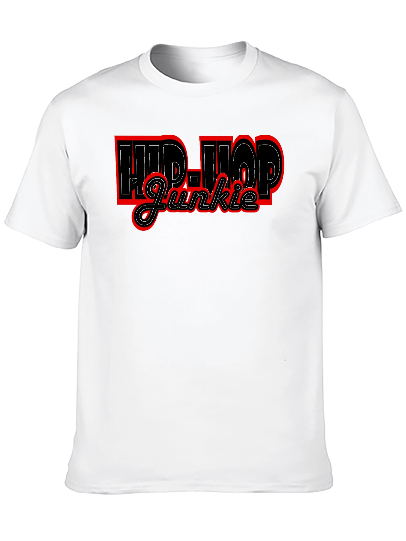 Hip-Hop Junkie Black T-Shirt