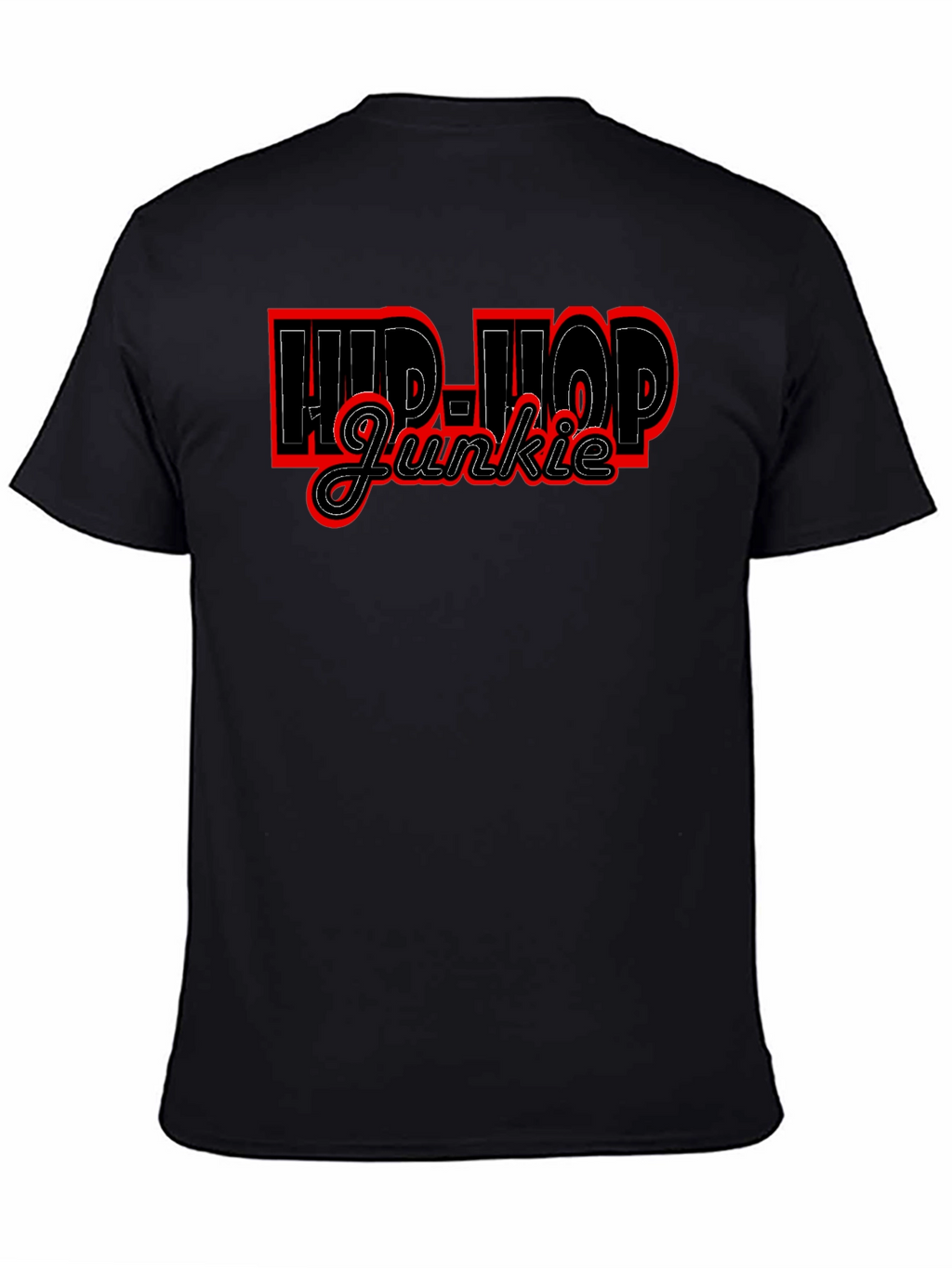 Hip-Hop Junkie Black T-Shirt