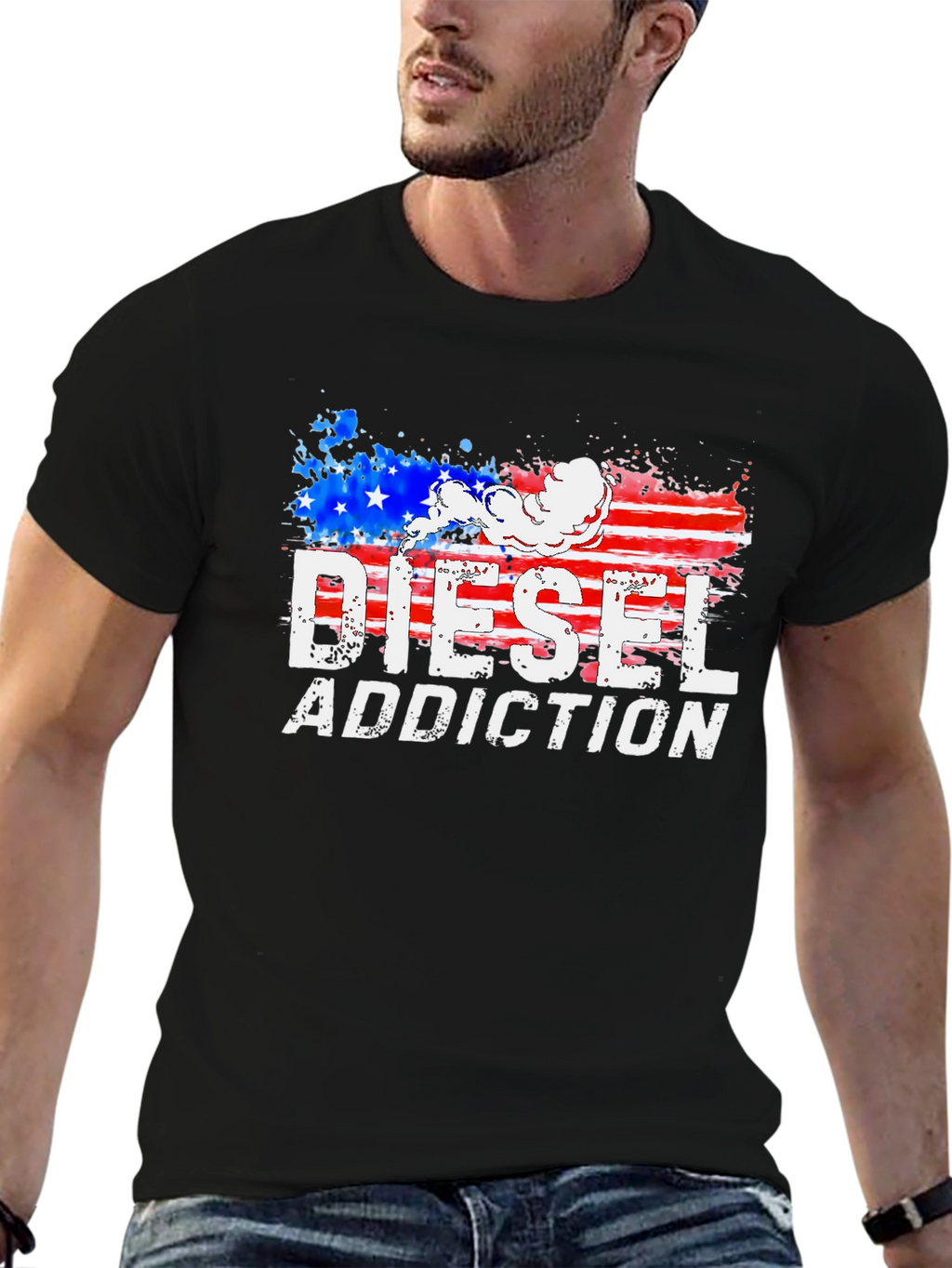 Diesel Addiction Patriotic Graphic Tee