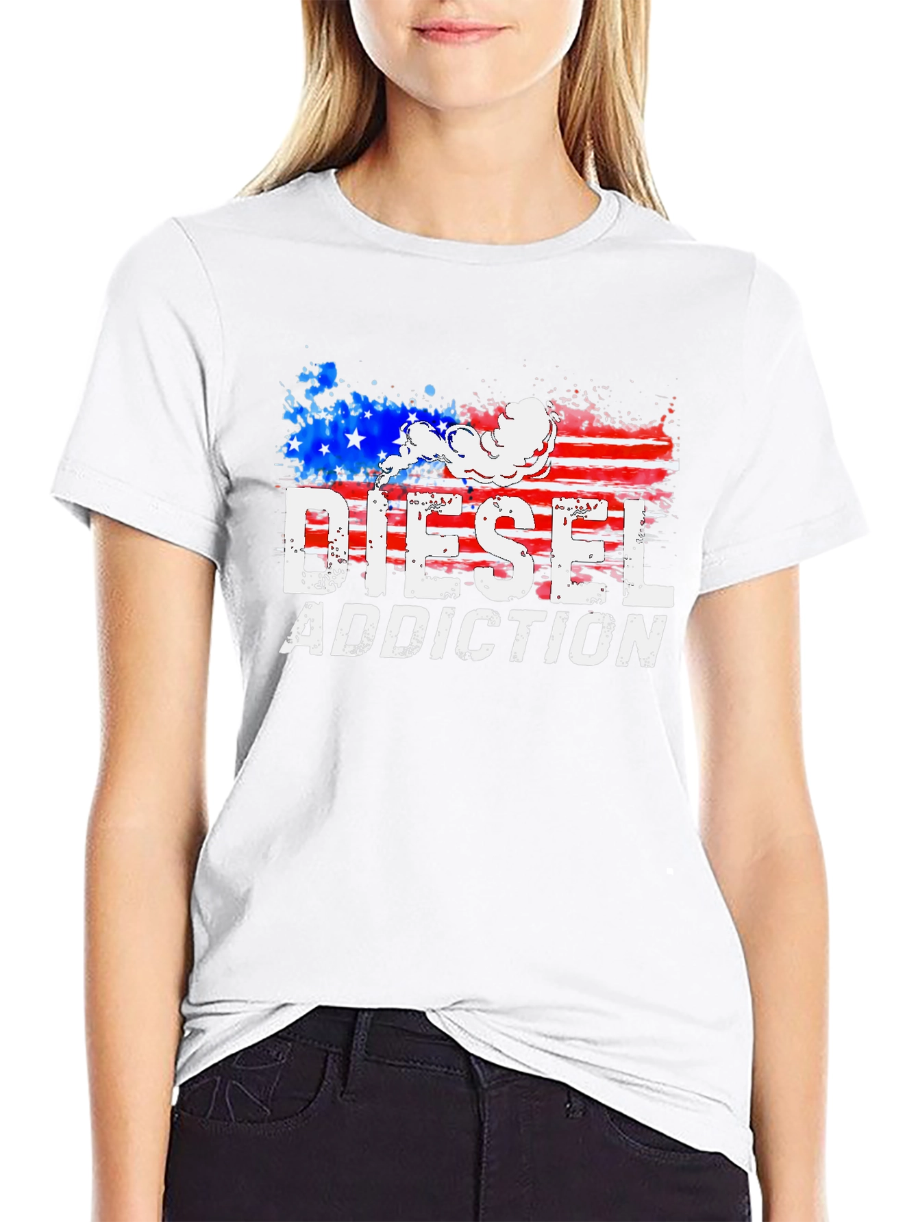 Diesel Addiction Patriotic Graphic Tee