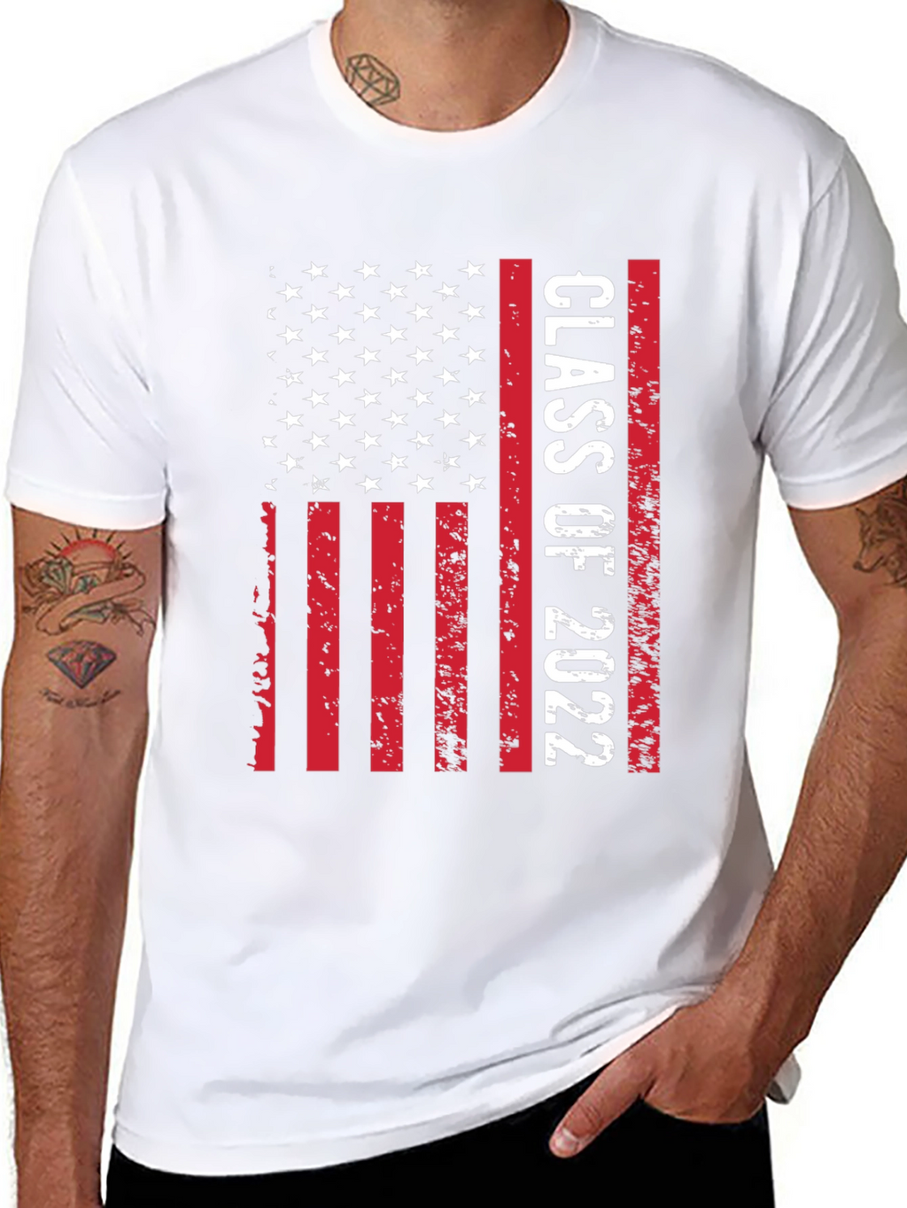 Class of 2022 American Flag T-Shirt