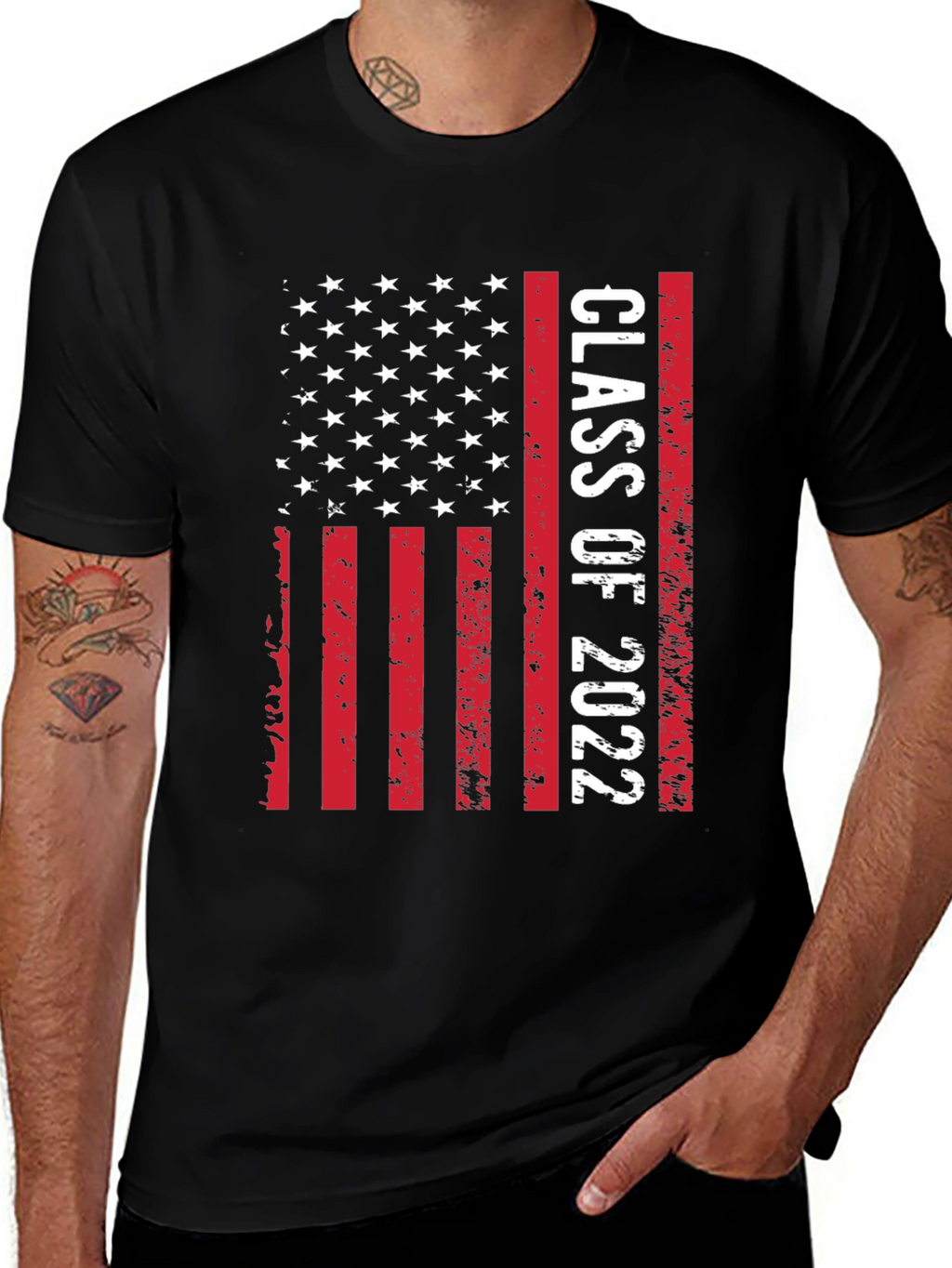 Class of 2022 American Flag T-Shirt