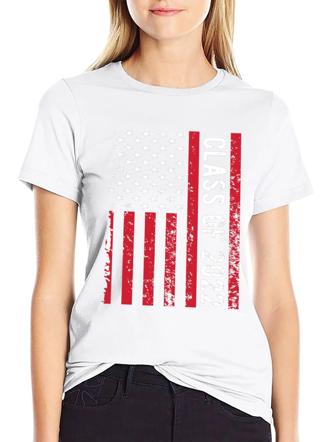 Class of 2022 American Flag T-Shirt