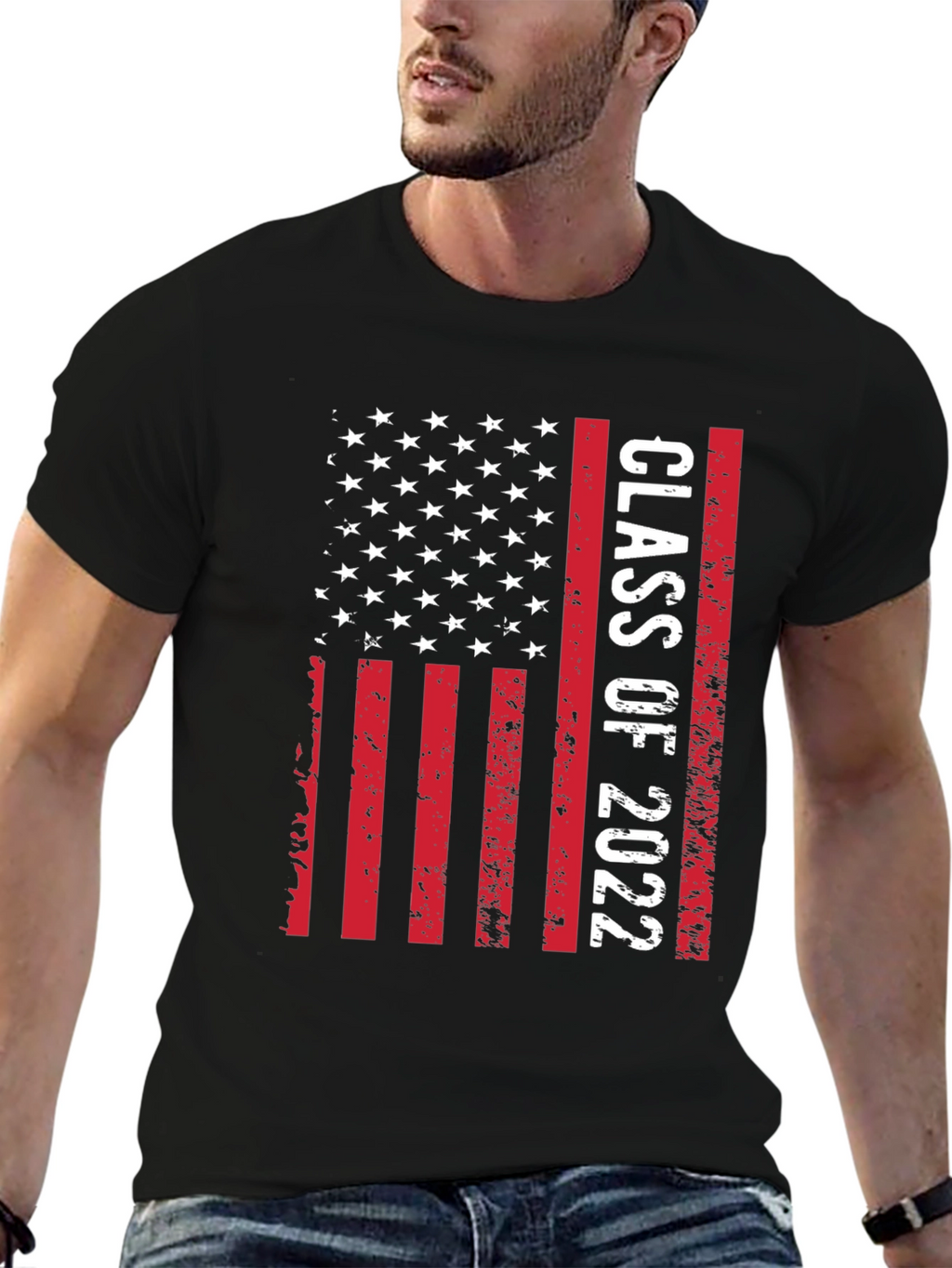 Class of 2022 American Flag T-Shirt