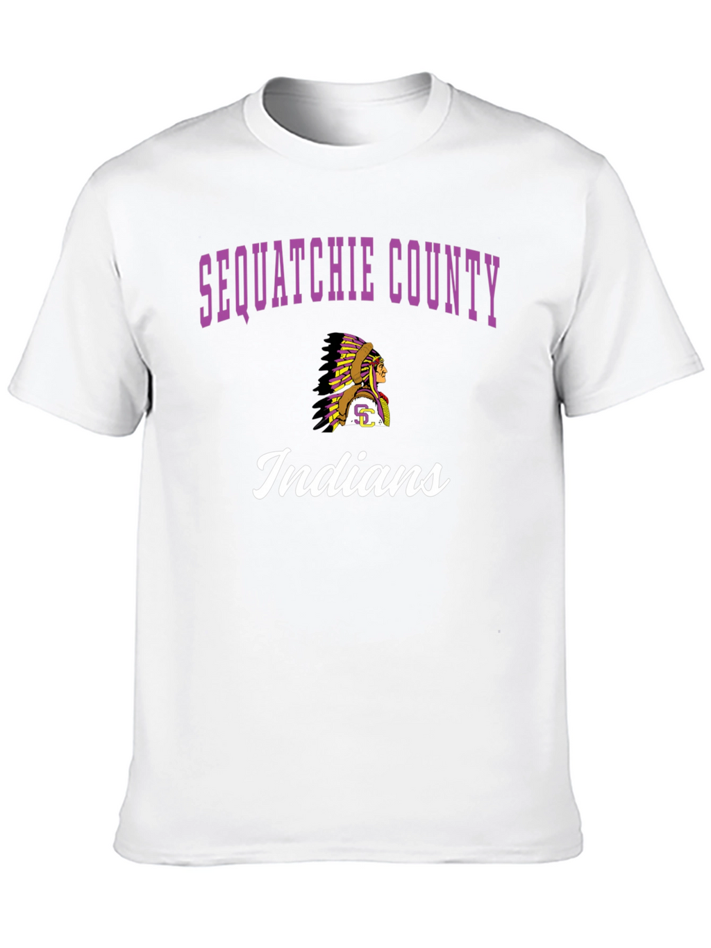 Sequatchie County Indians Black T-Shirt