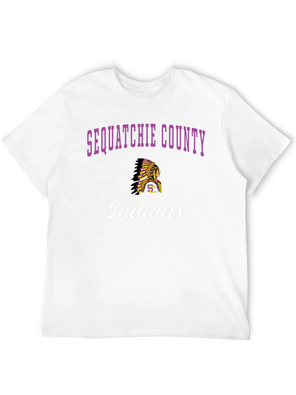 Sequatchie County Indians Black T-Shirt