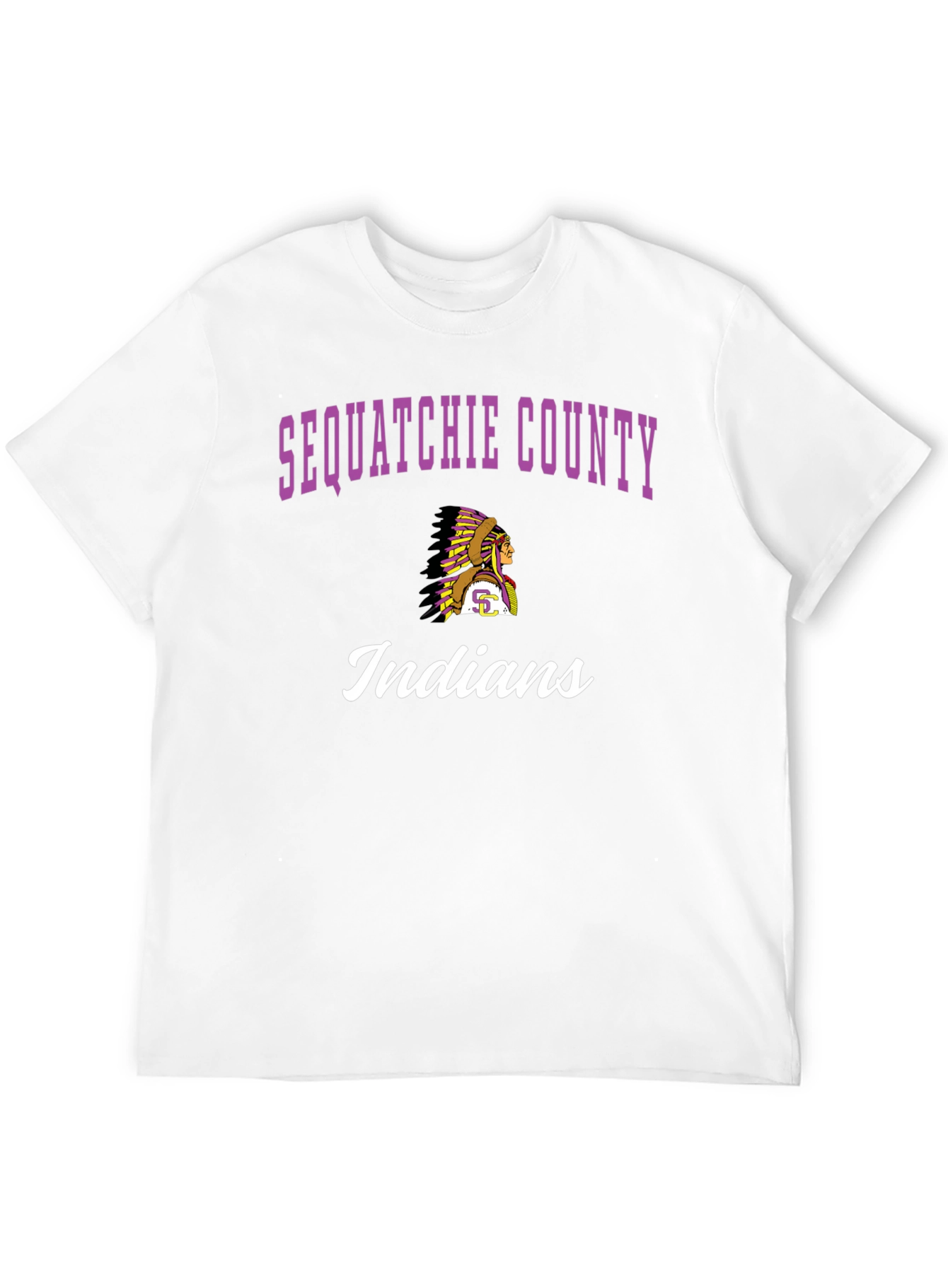 Sequatchie County Indians Black T-Shirt