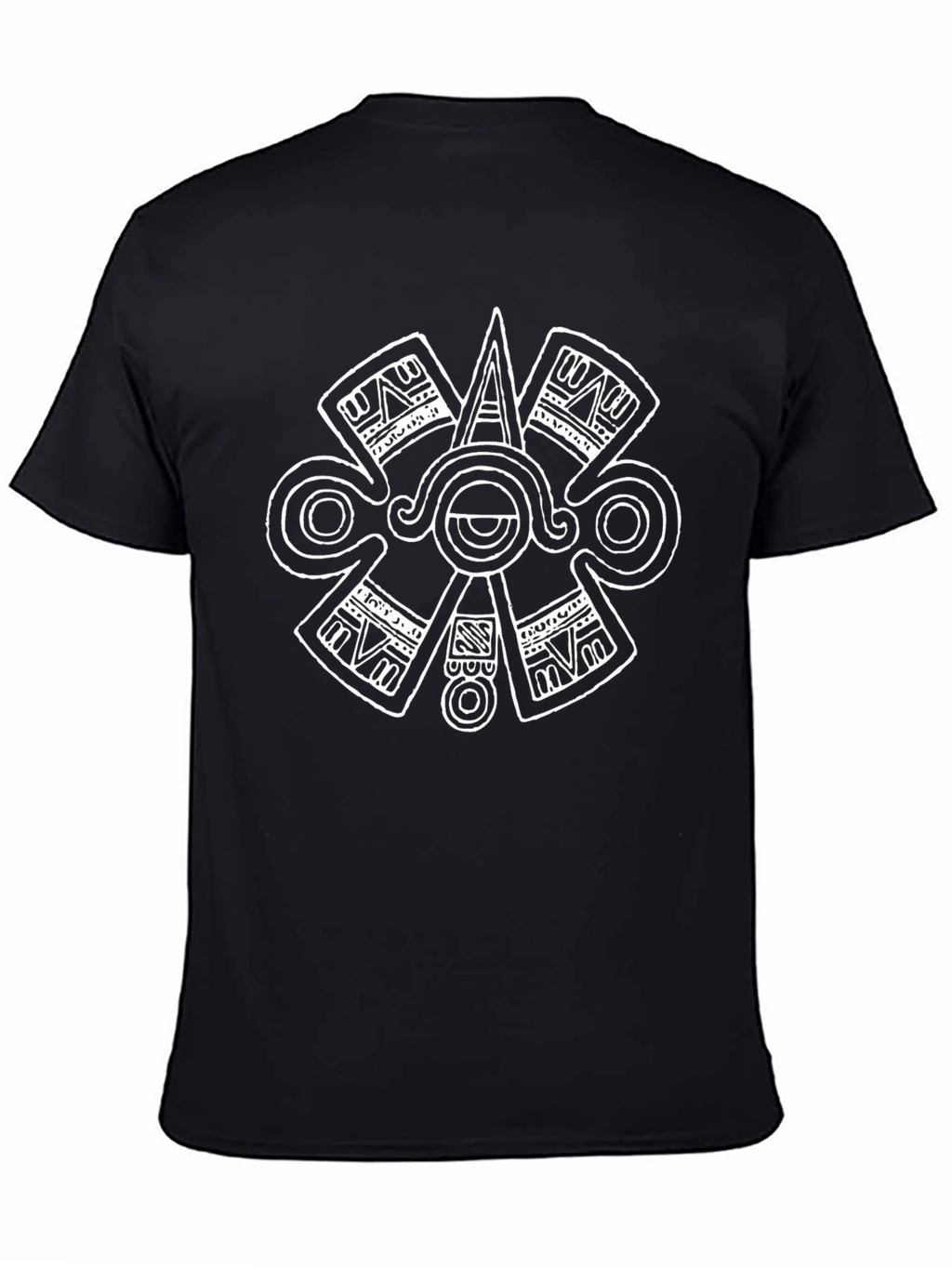 Aztec Calendar T-Shirt - Black Graphic Tee