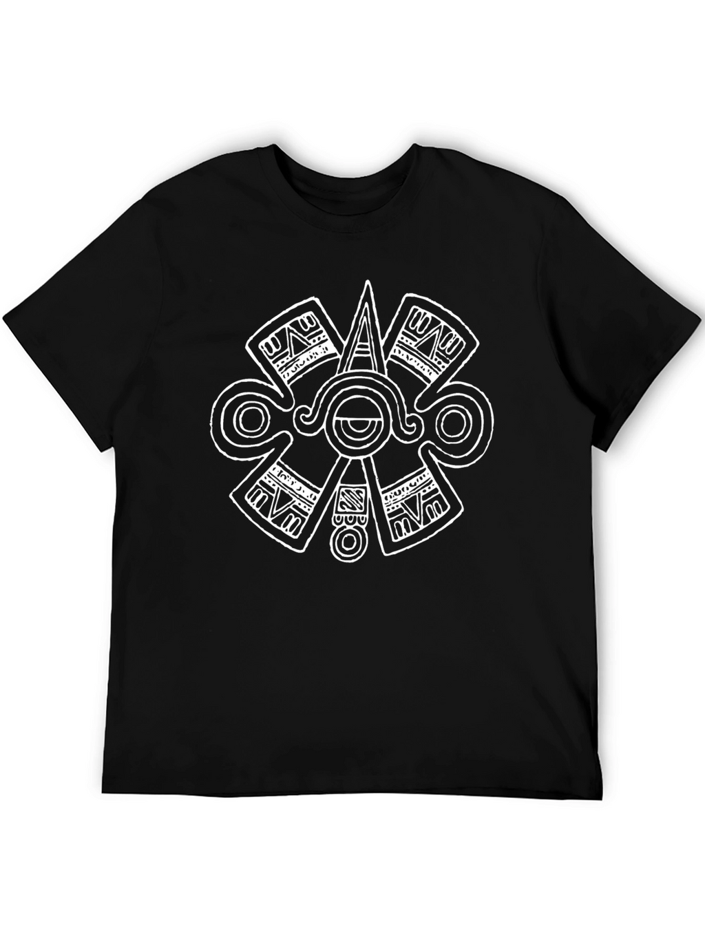 Aztec Calendar T-Shirt - Black Graphic Tee