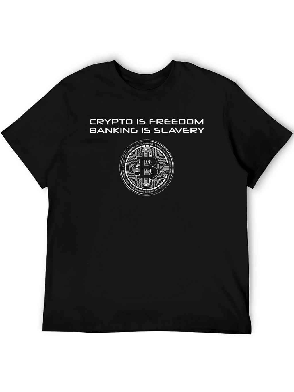 Crypto is Freedom Bitcoin Graphic Tee