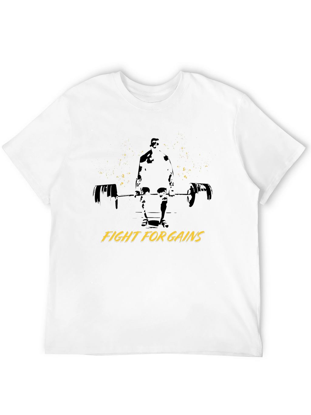 Fight For Gains Mens Graphic T-Shirt
