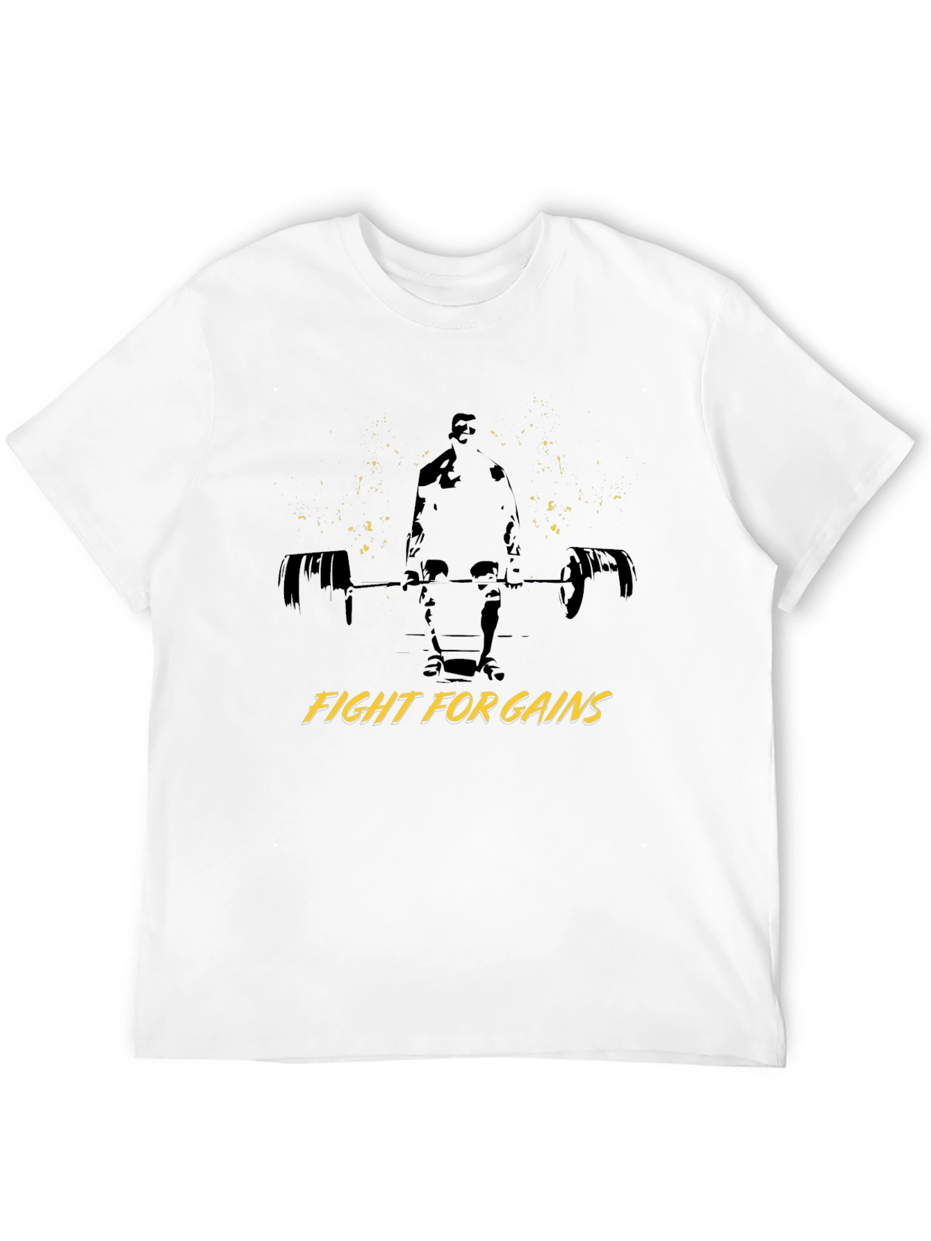 Fight For Gains Mens Graphic T-Shirt