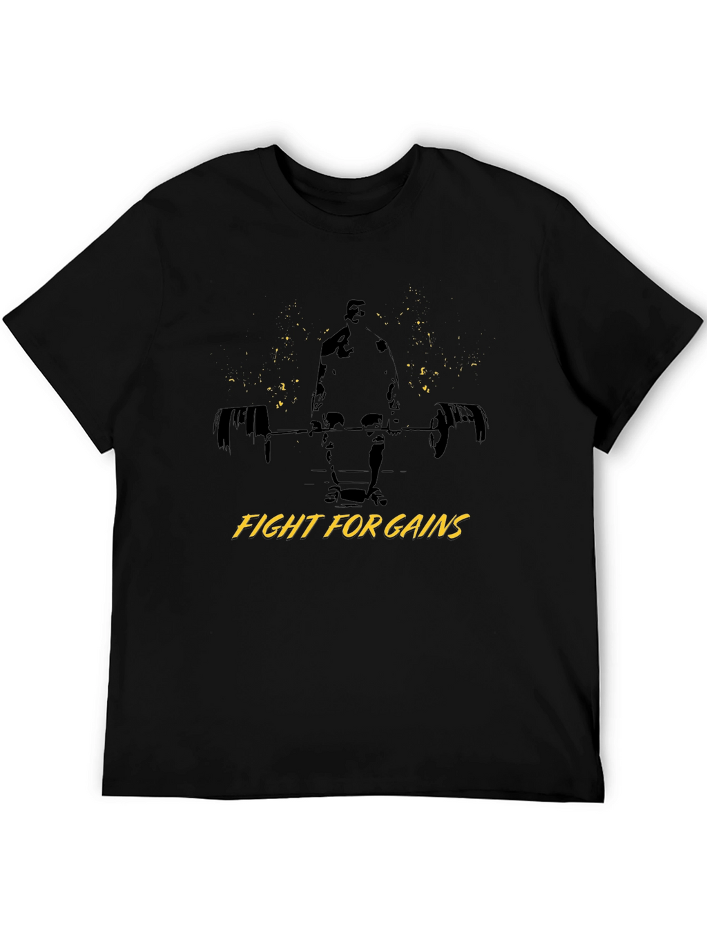 Fight For Gains Mens Graphic T-Shirt