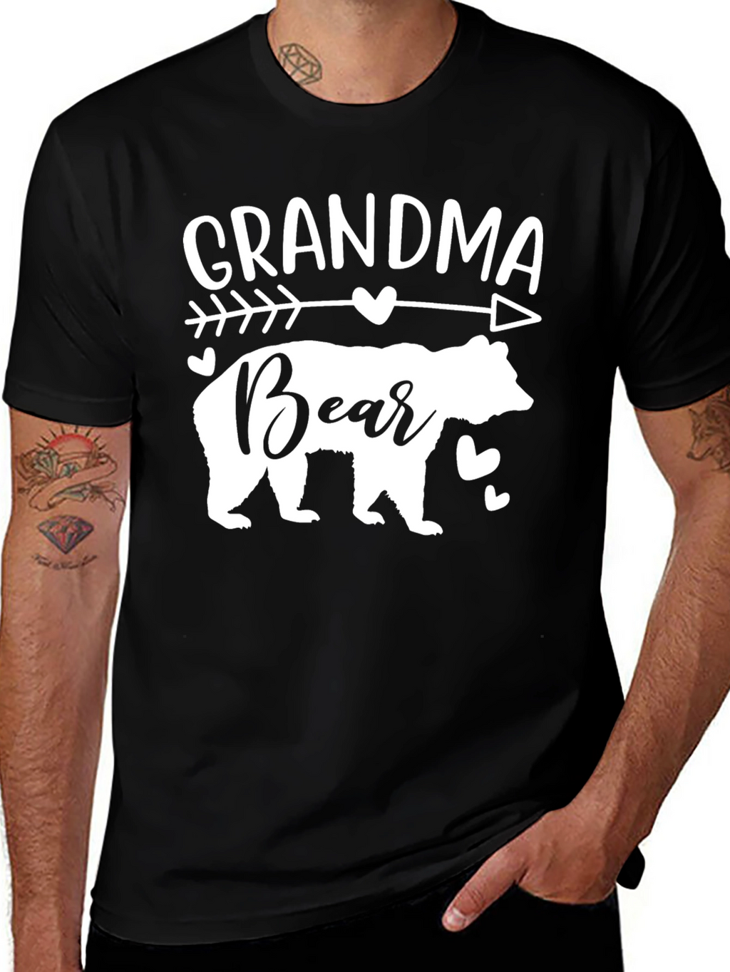 Grandma Bear Arrow Graphic Tee