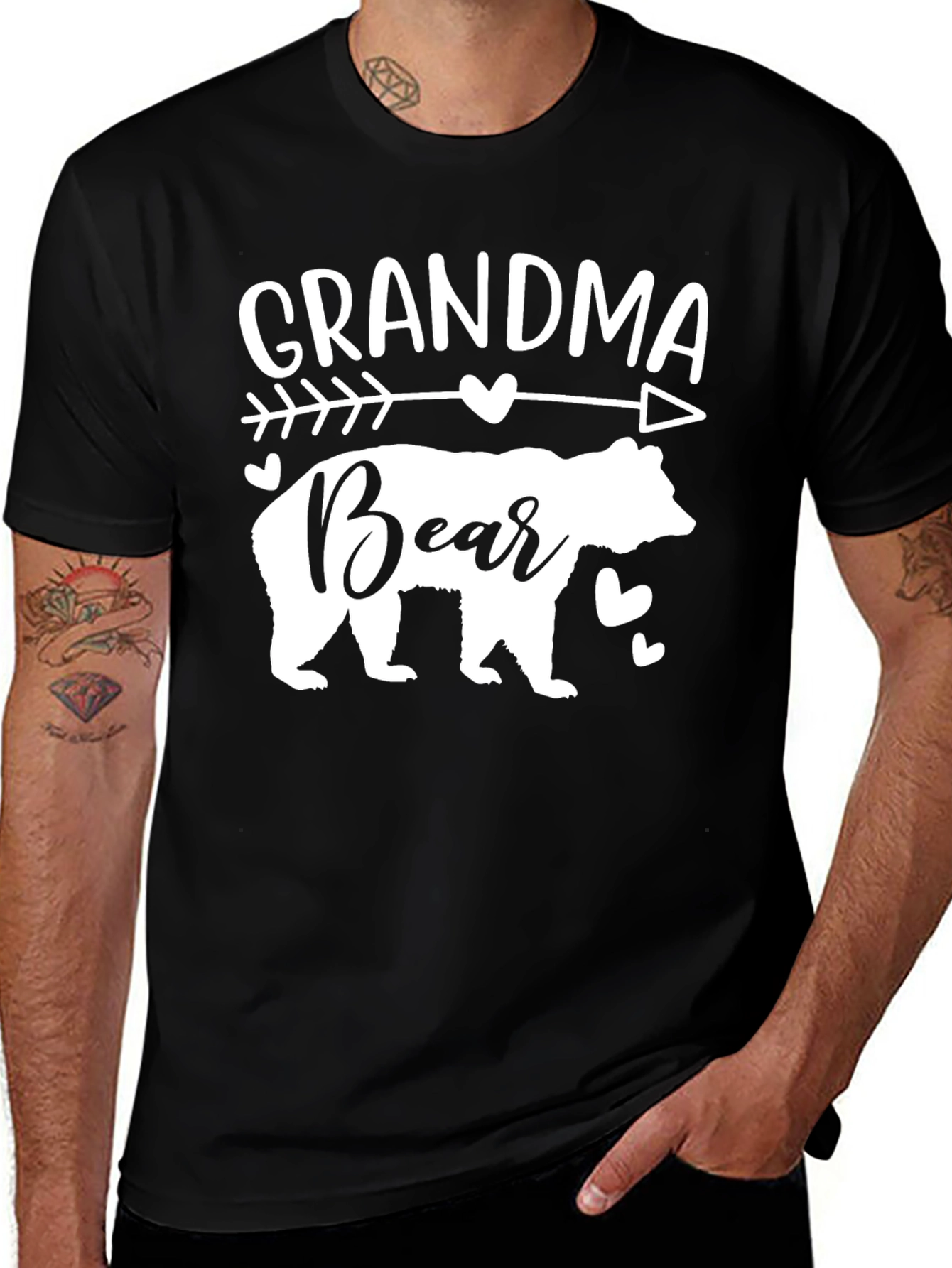 Grandma Bear Arrow Graphic Tee