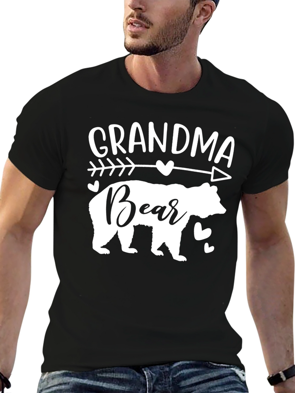 Grandma Bear Arrow Graphic Tee