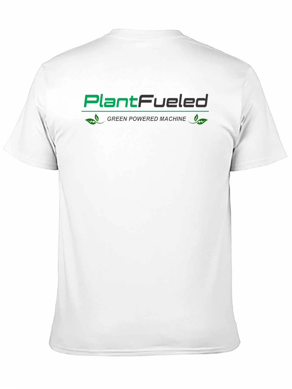 PlantFueled Green Powered Machine Black T-Shirt