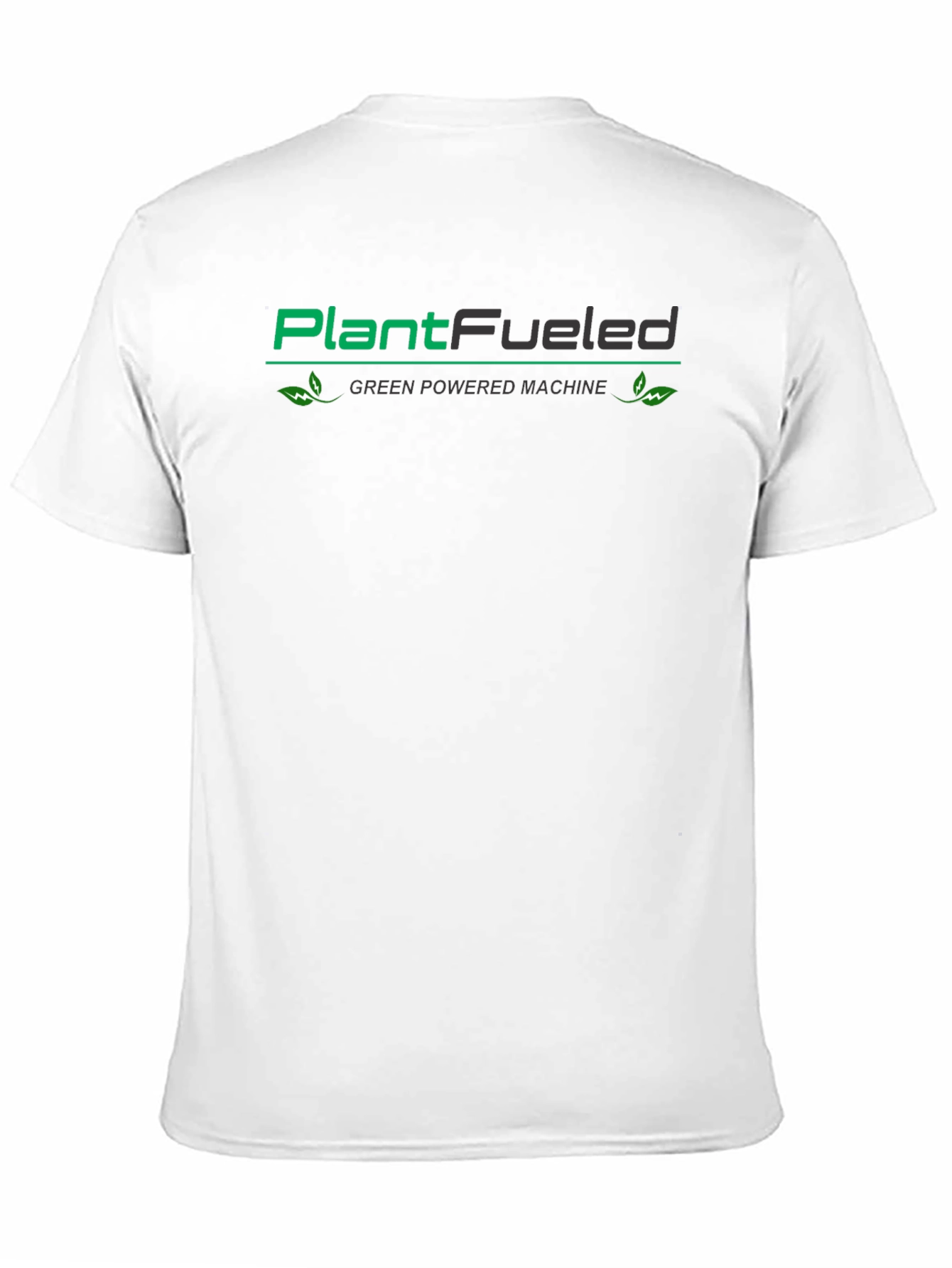 PlantFueled Green Powered Machine Black T-Shirt