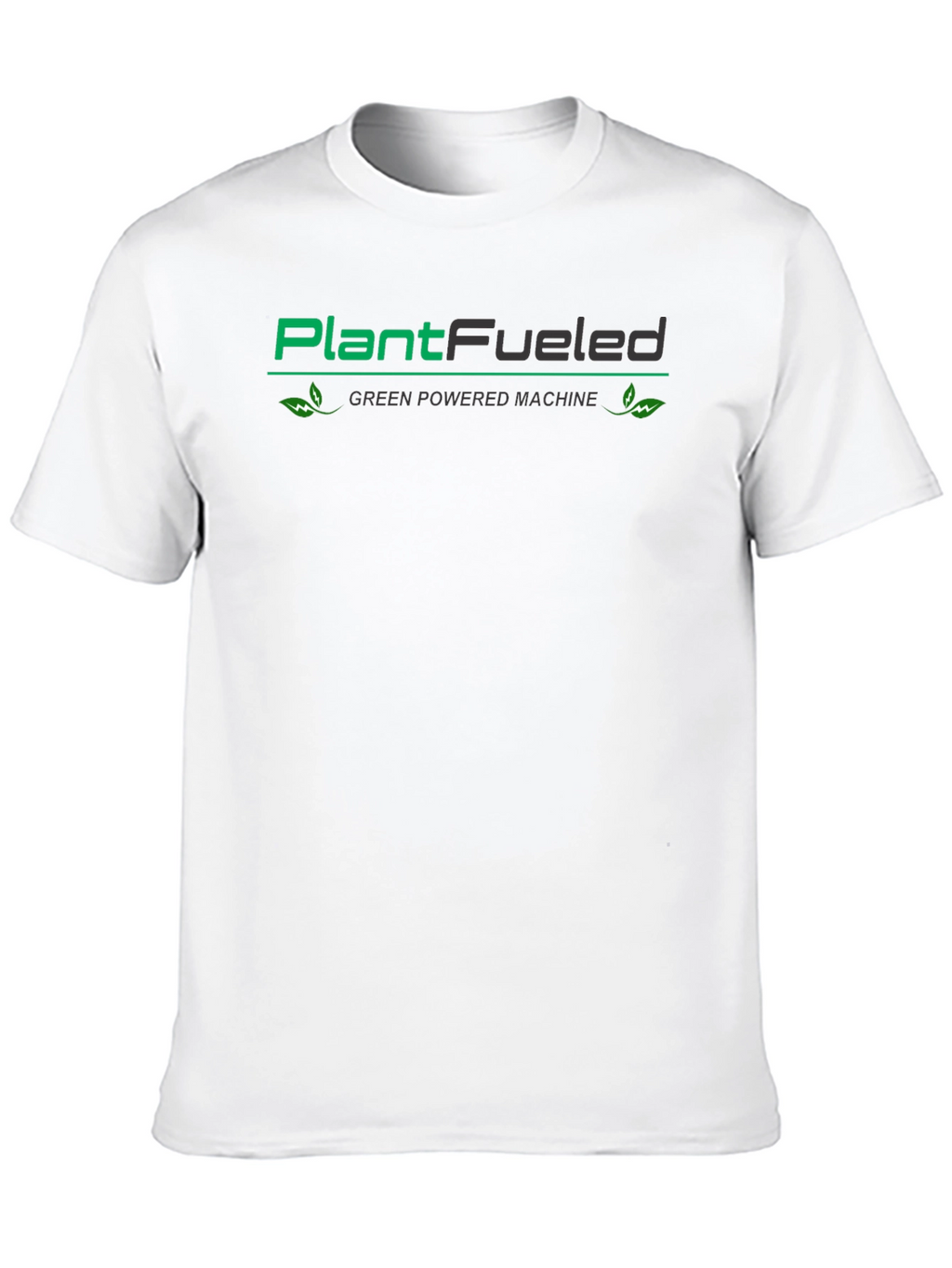 PlantFueled Green Powered Machine Black T-Shirt