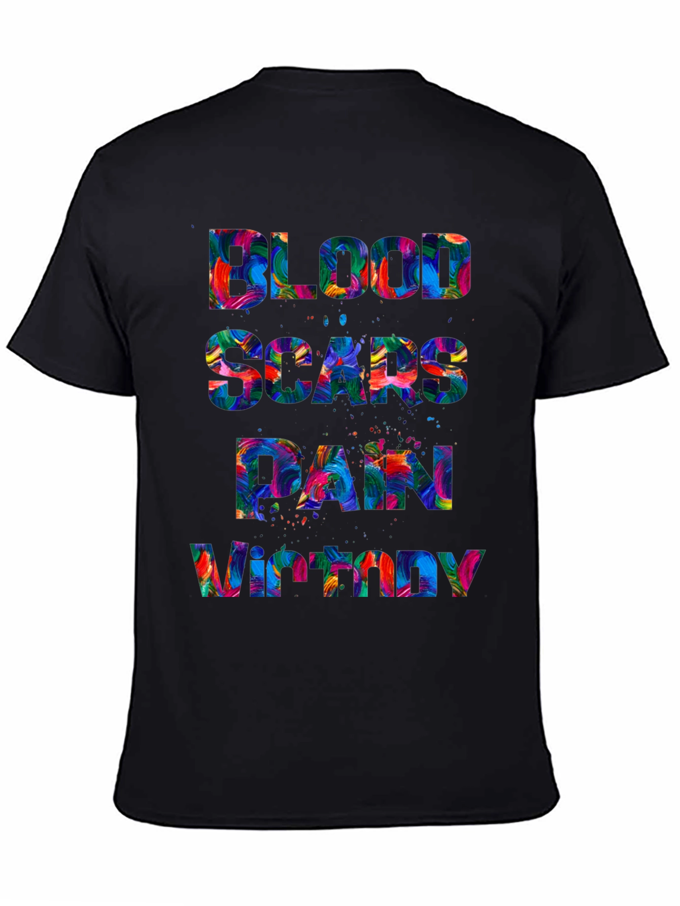 Blood Scars Pain Victory Graphic Tee