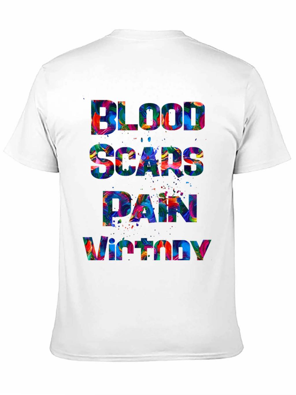 Blood Scars Pain Victory Graphic Tee