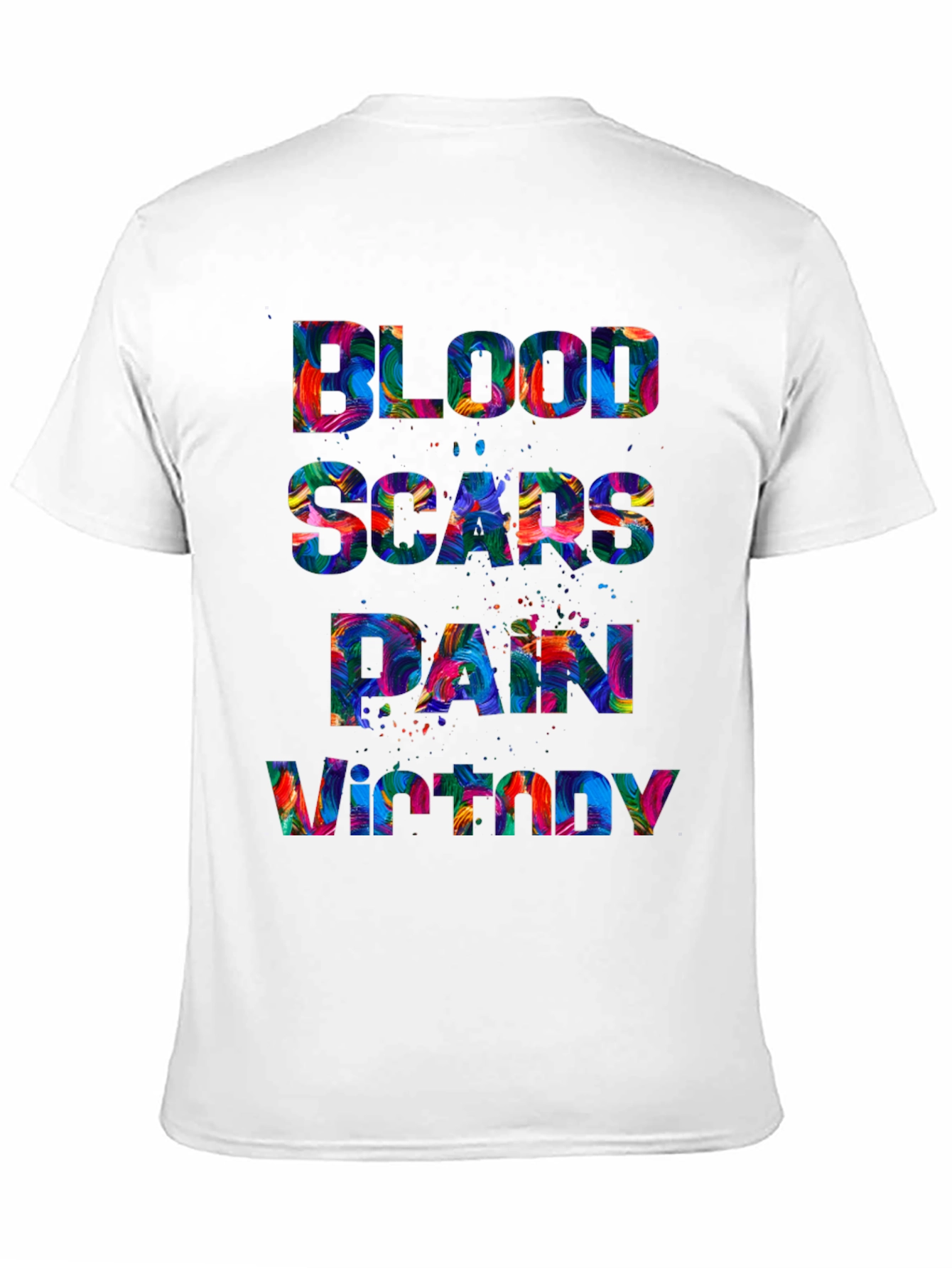 Blood Scars Pain Victory Graphic Tee