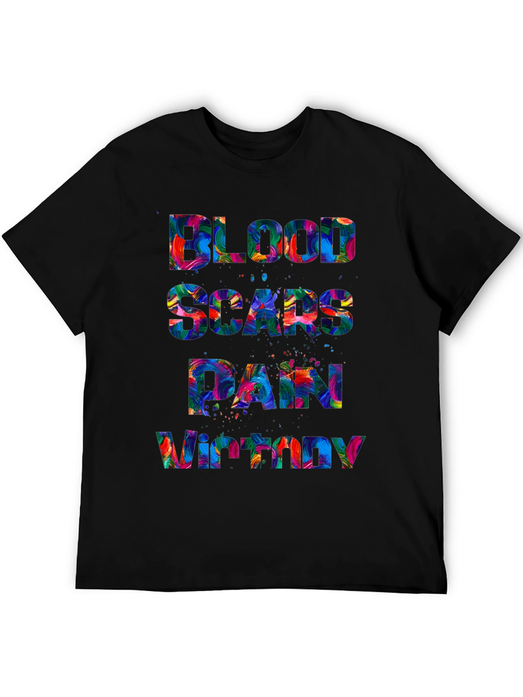 Blood Scars Pain Victory Graphic Tee
