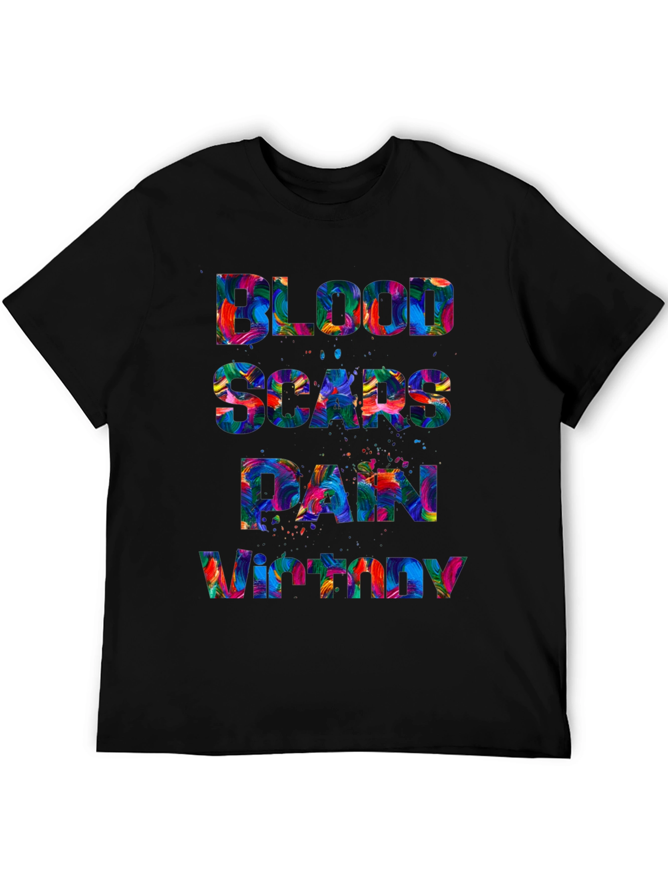 Blood Scars Pain Victory Graphic Tee