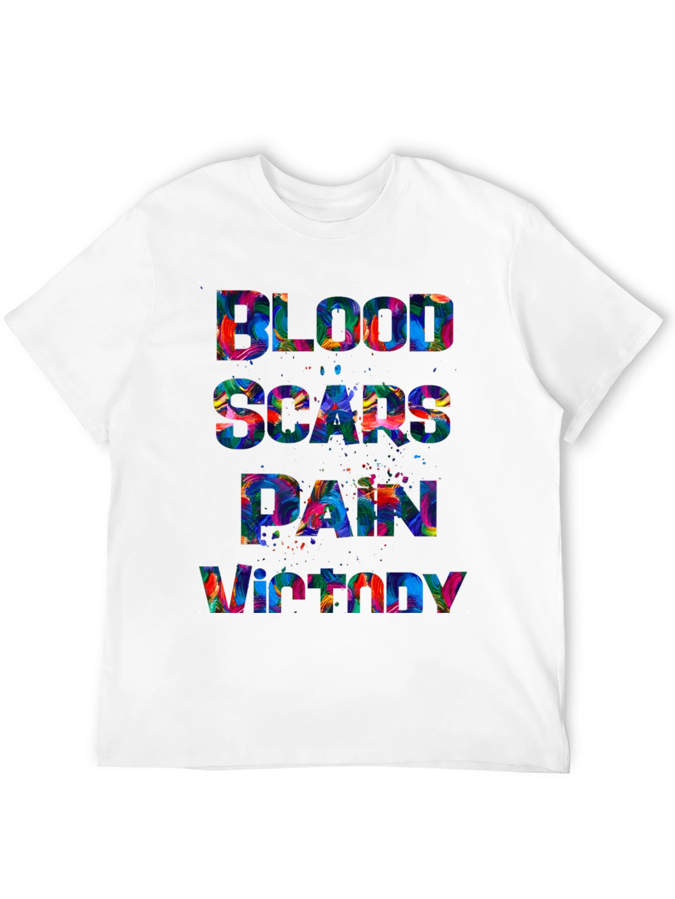 Blood Scars Pain Victory Graphic Tee