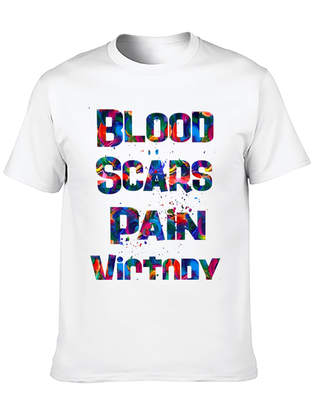 Blood Scars Pain Victory Graphic Tee