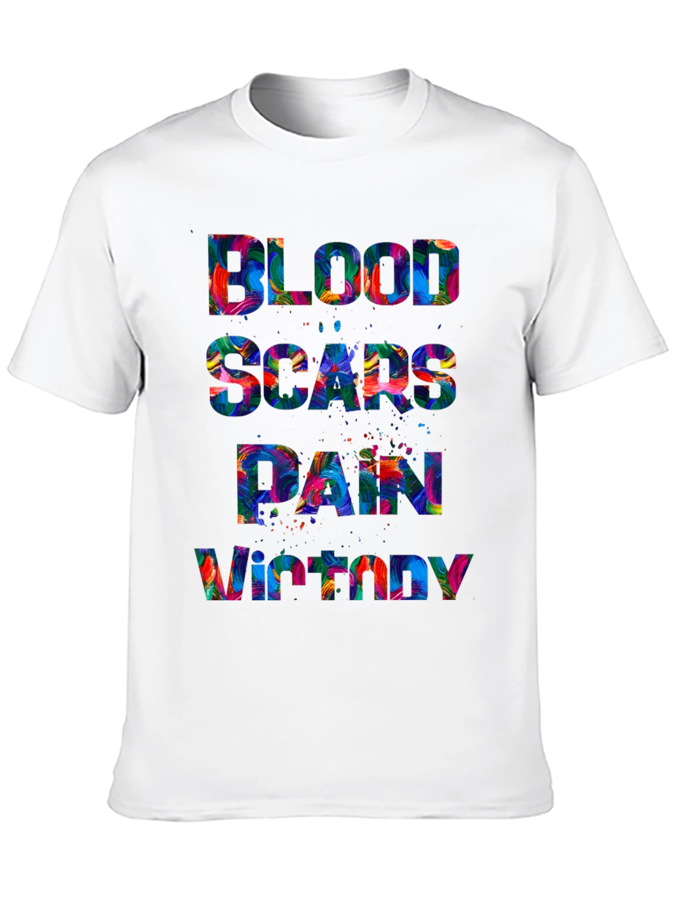 Blood Scars Pain Victory Graphic Tee