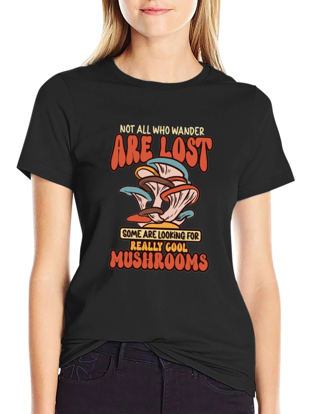 Mushroom Lover T-Shirt - Not All Who Wander