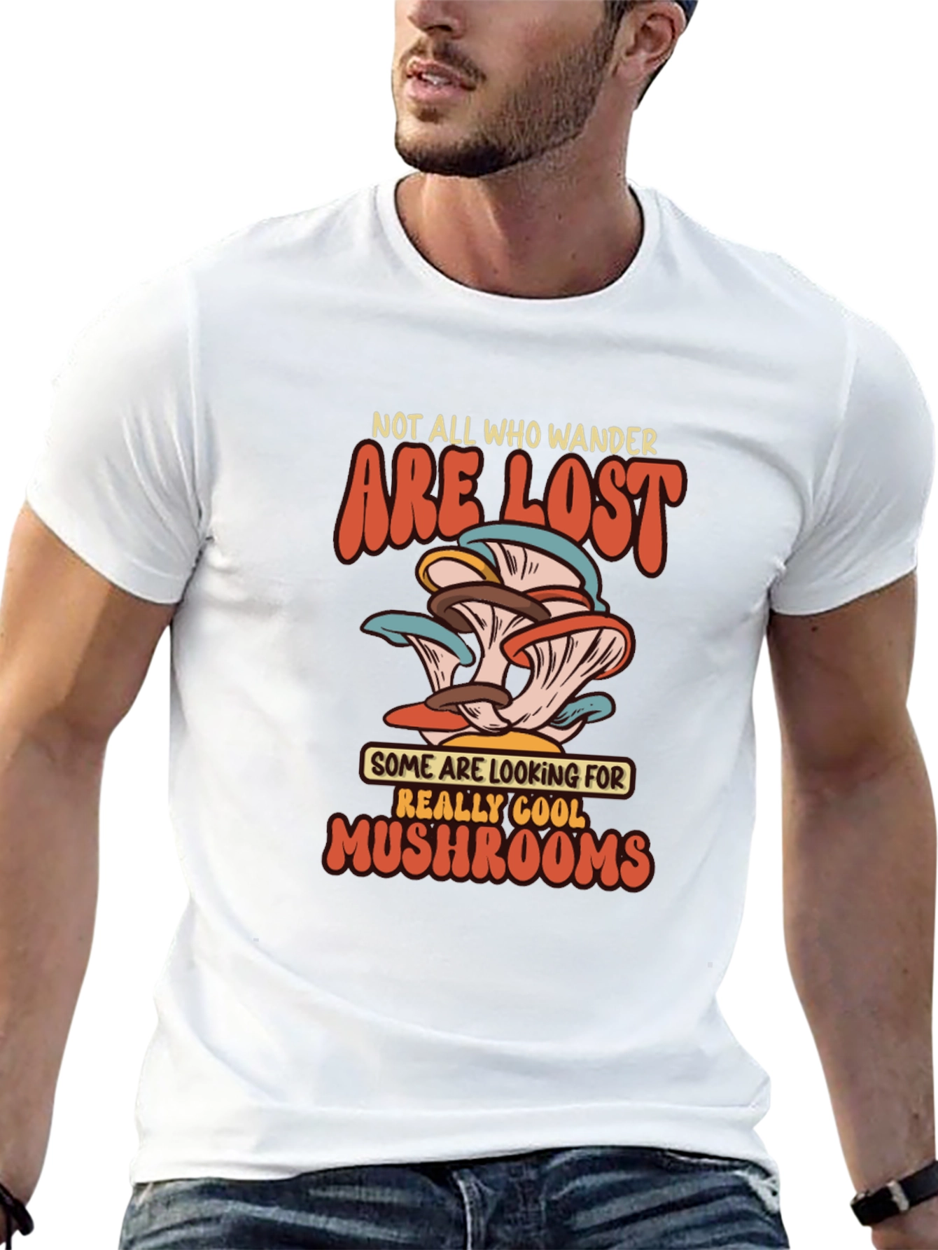 Mushroom Lover T-Shirt - Not All Who Wander