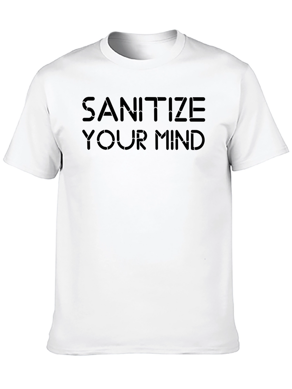 Sanitize Your Mind Graphic Tee - Black