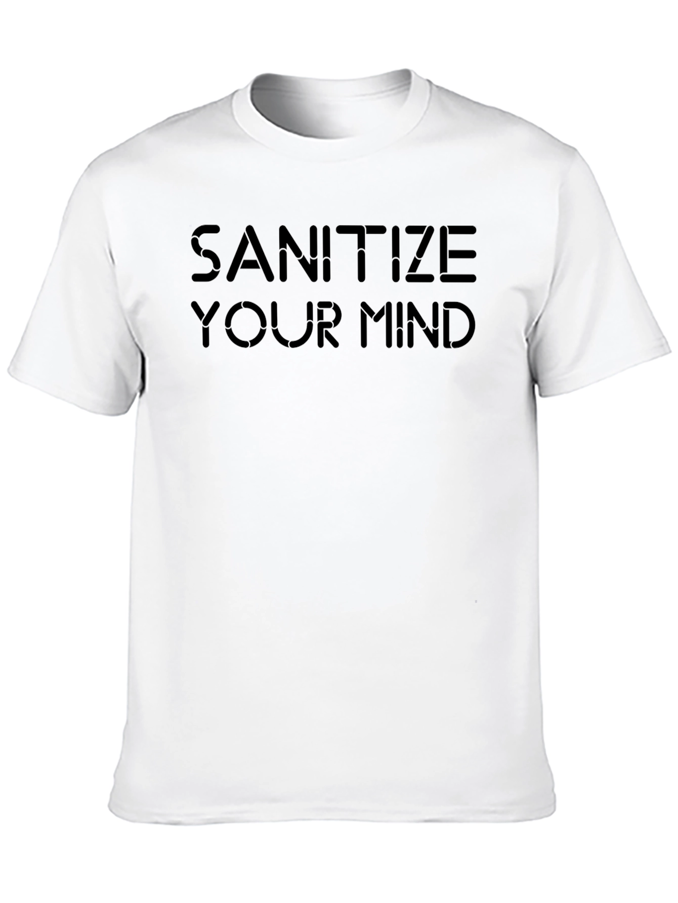 Sanitize Your Mind Graphic Tee - Black